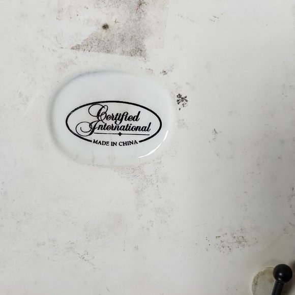 Certified International "Serape" Pattern Ceramic Tile Trivet - Chili Peppers - Picture 6 of 7